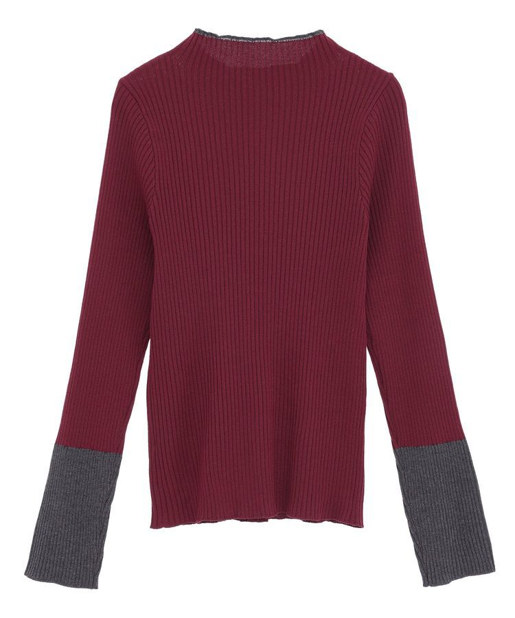 earth music&ecology「ハイネックリブニットプルオーバー」|ニット・セーター|