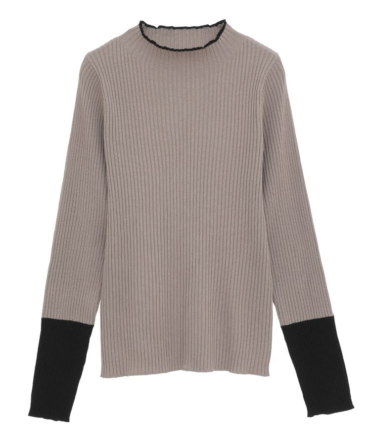 earth music&ecology「ハイネックリブニットプルオーバー」|ニット・セーター|