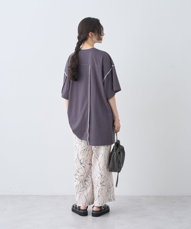 earth music&ecology「ステッチデザインルーズTee」|Tシャツ・カットソー|