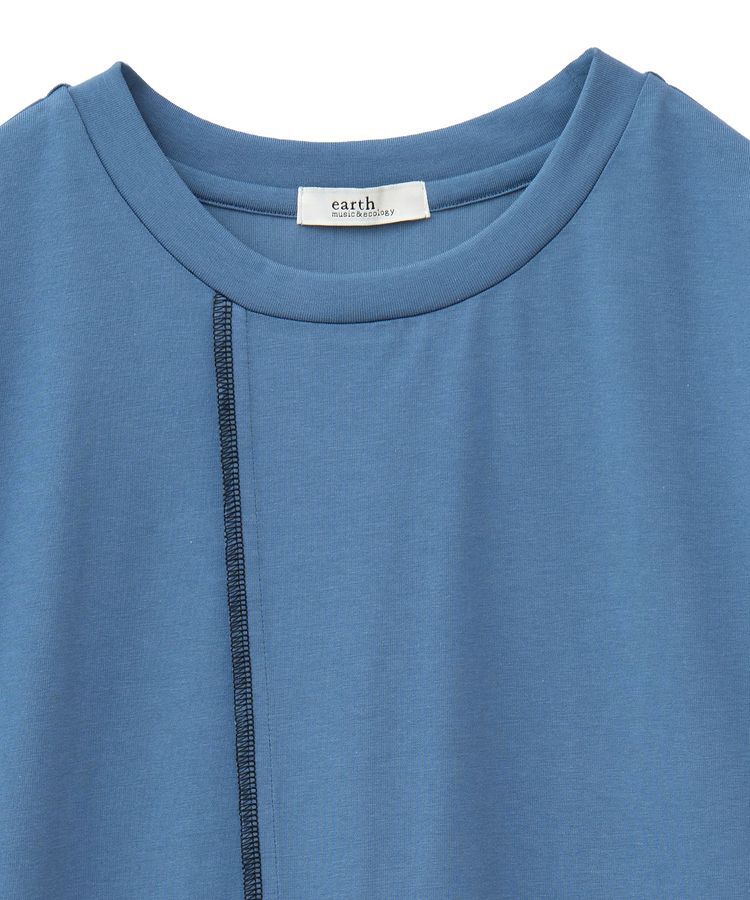 earth music&ecology「ステッチデザインルーズTee」|Tシャツ・カットソー|