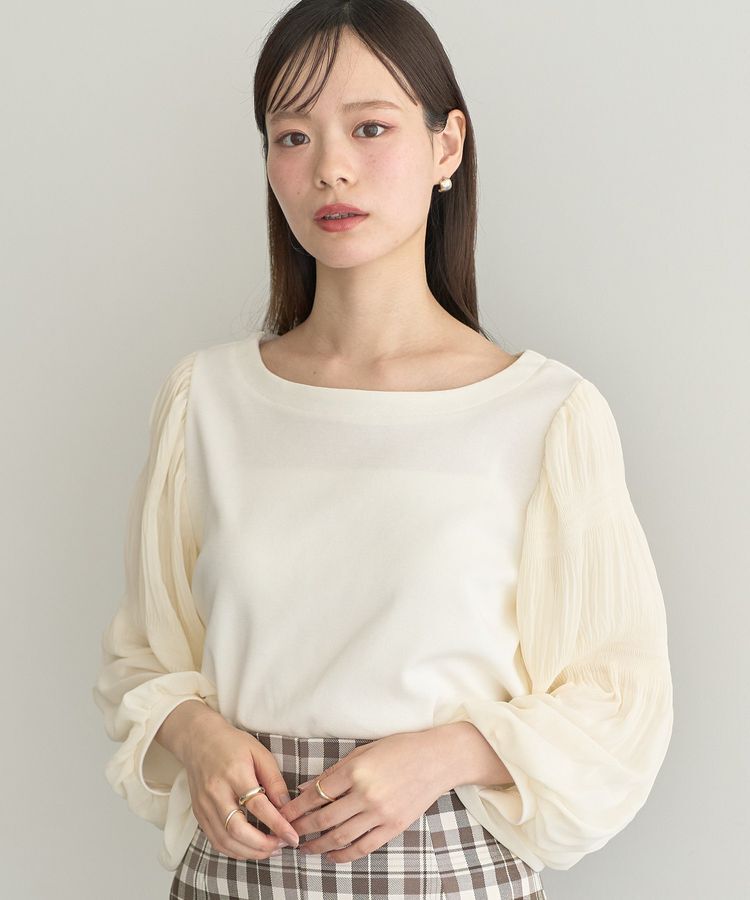 earth music&ecology「マジョリカプリーツプルオーバー」|Tシャツ・カットソー|