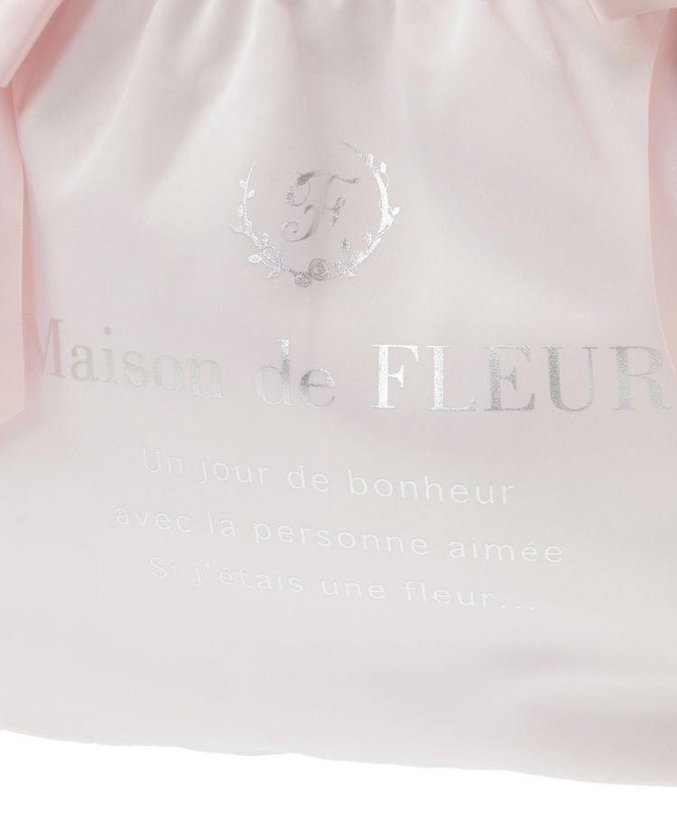 Maison de FLEUR「ダブルリボンギャザートートバッグ」|トートバッグ|