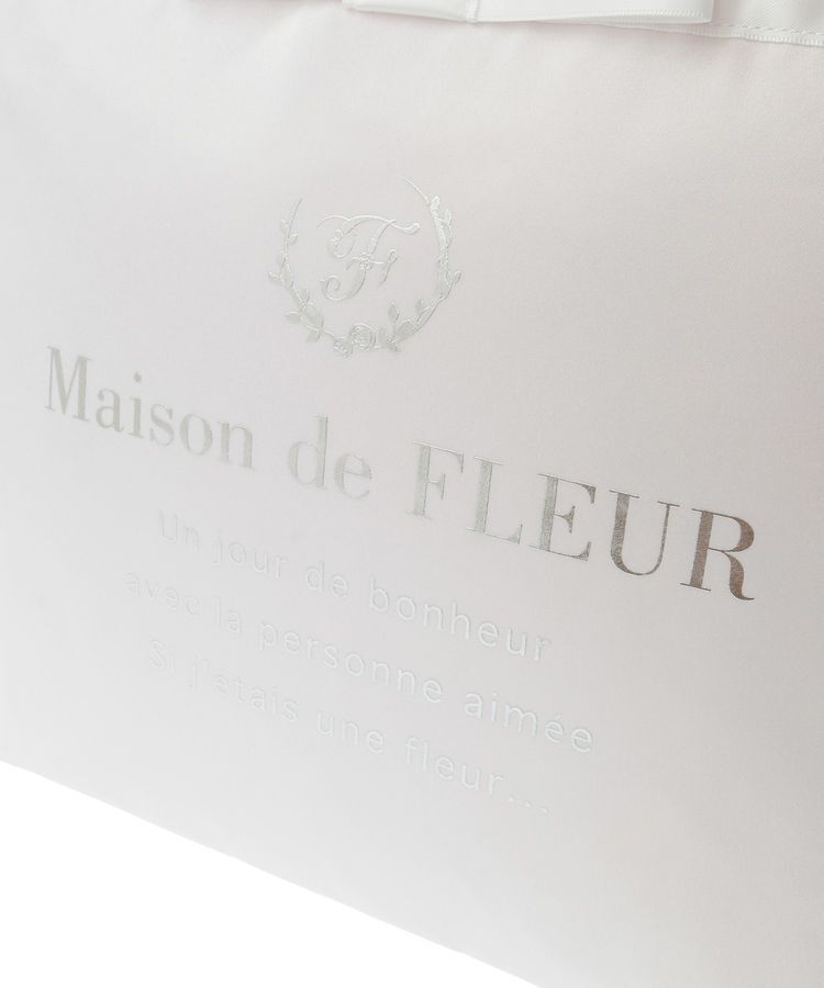 Maison de FLEUR「ブランドロゴフリルハンドルトートMバッグ」|トートバッグ|