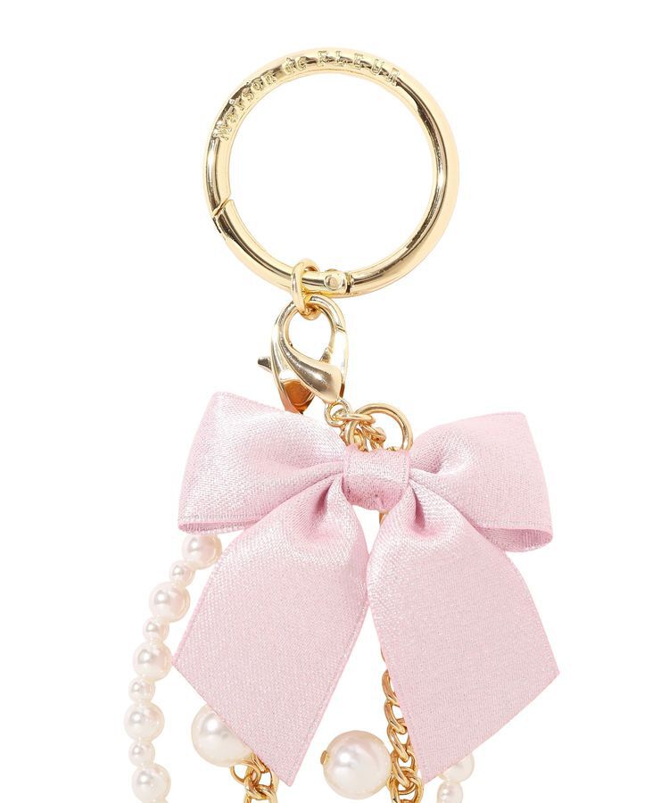 Maison de FLEUR「パールビジューリボン2Wayチャーム」|その他|