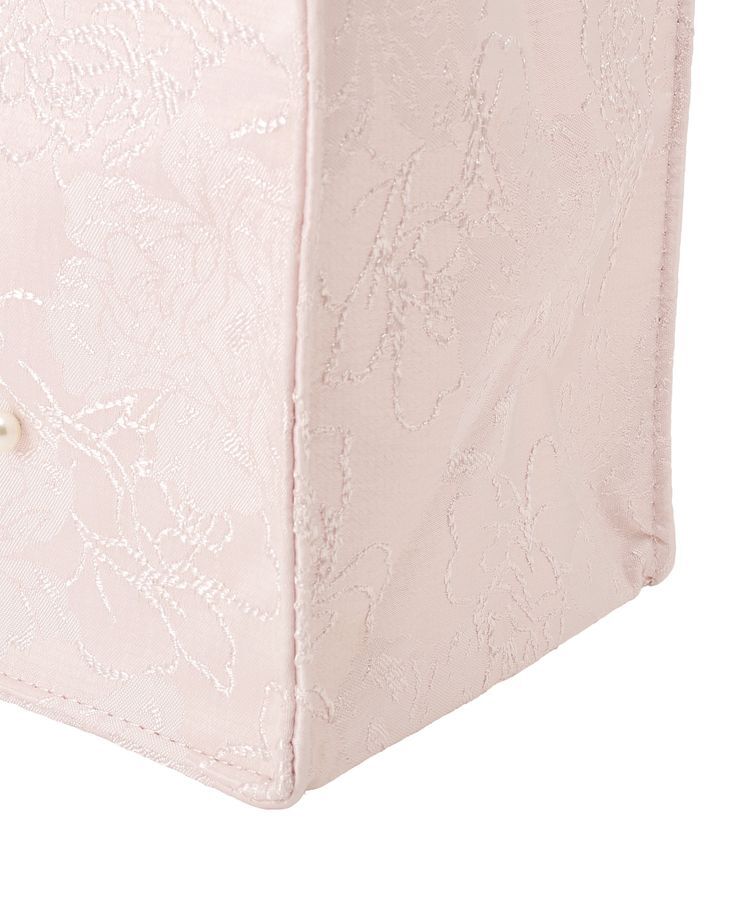 Maison de FLEUR「レースリボンフリルハンドルスクエアトートMバッグ」|トートバッグ|