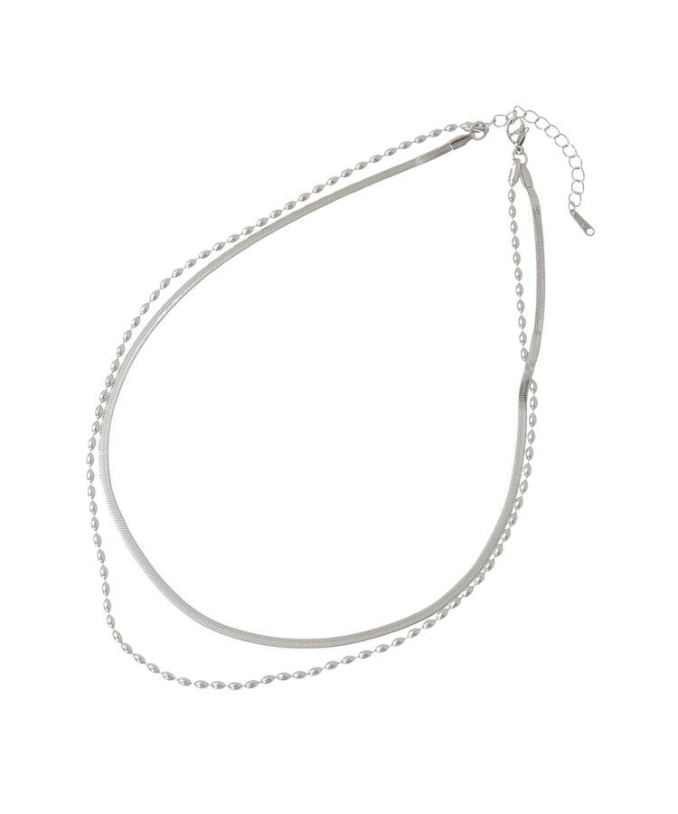 AMERICAN HOLIC「【ステンレス】スネーク2連ネックレス」|ネックレス|