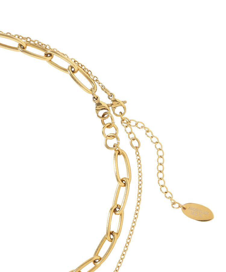 AMERICAN HOLIC「【ステンレス】コイン2連ネックレス」|ネックレス|