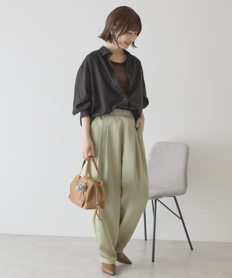 AMERICAN HOLIC「【イージーケア】サテンカーブパンツ」|その他|