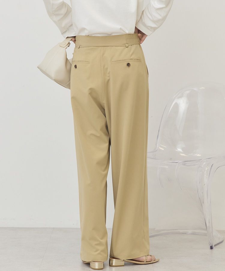 AMERICAN HOLIC「【イージーケア】リボン付きタックワイドパンツ」|その他|