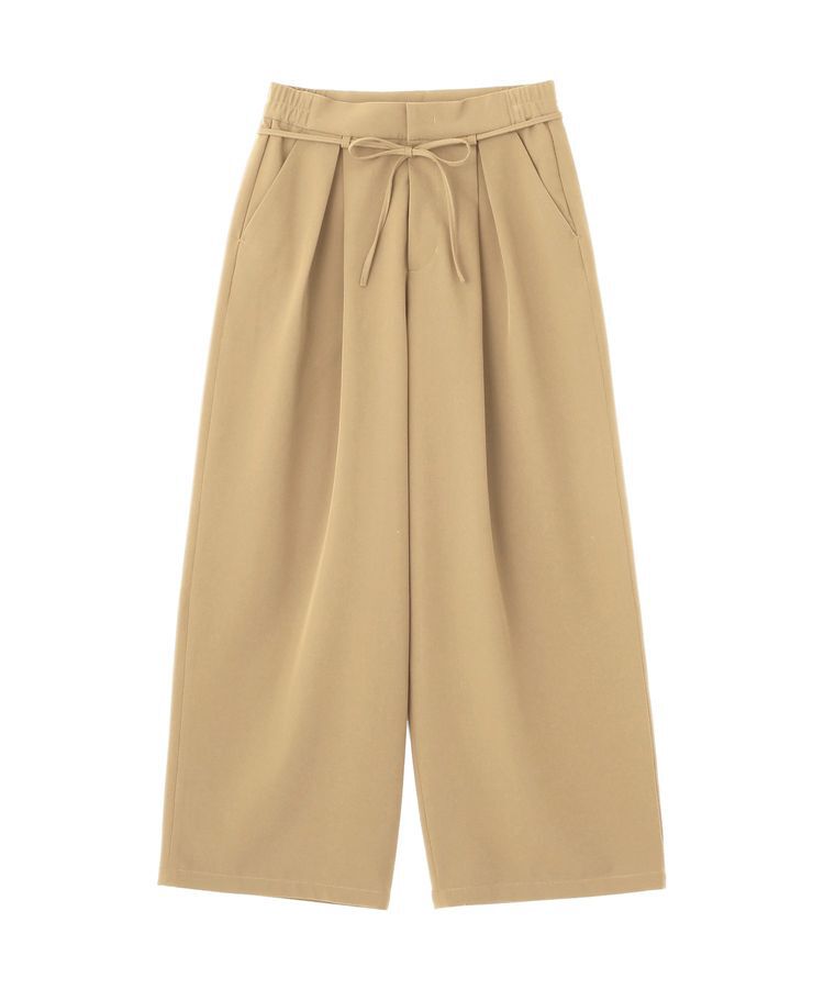 AMERICAN HOLIC「【イージーケア】リボン付きタックワイドパンツ」|その他|