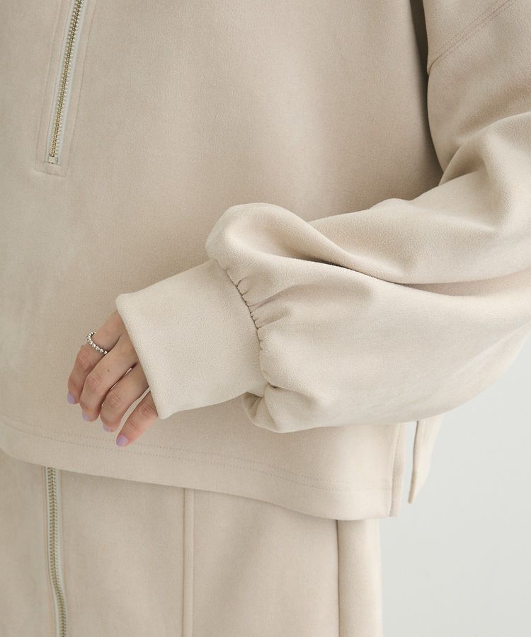 Green Parks「・ELENCARE DUE スエードポンチハーフZIP」|Tシャツ・カットソー|