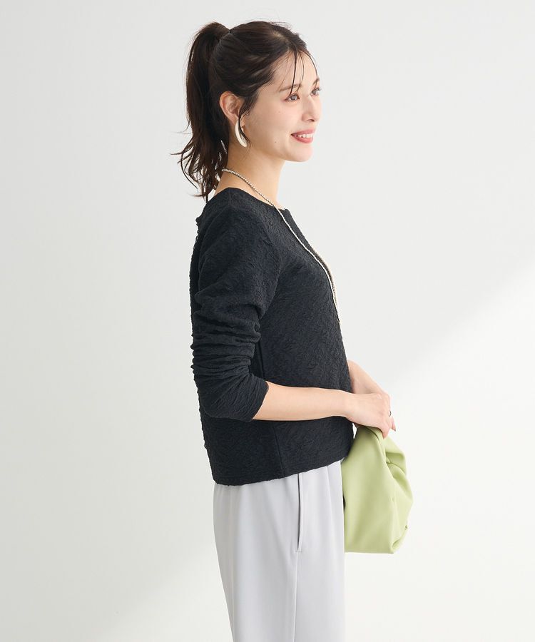 Green Parks「シアーポコポコプルオーバー」|Tシャツ・カットソー|