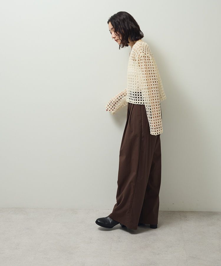 Green Parks「・SUGAR SPOON 2wayフラワーメッシュカーデ」|カーディガン|