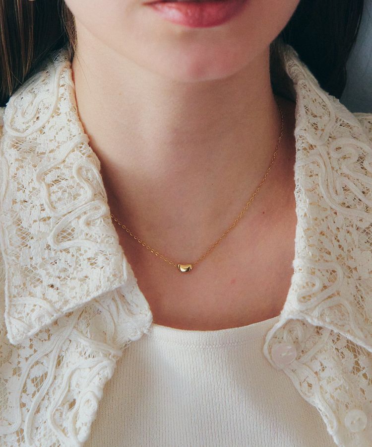 YECCA VECCA「ステンレスプチワントップネックレス」|ネックレス|Gold