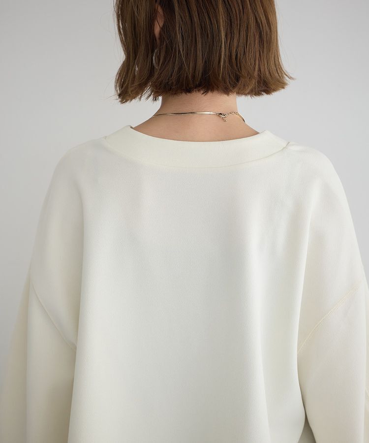 YECCA VECCA「金釦カットジョーゼットカーディガン」|カーディガン|