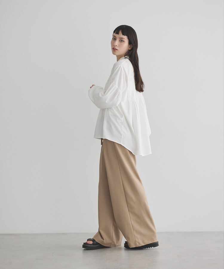 GARAGE OF GOOD CLOTHING「ベルト配色タックワイドパンツ」|その他|