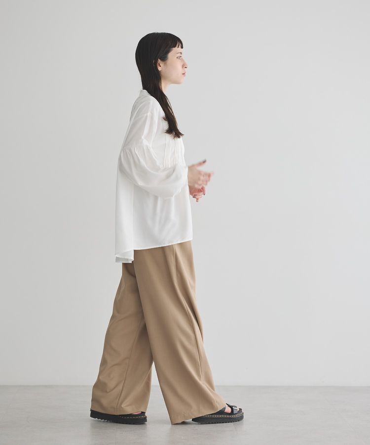 GARAGE OF GOOD CLOTHING「ベルト配色タックワイドパンツ」|その他|