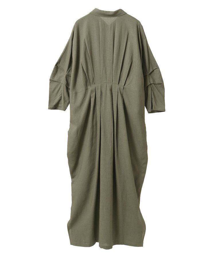 GARAGE OF GOOD CLOTHING「リネンタックロングワンピ-ス」|ワンピース|