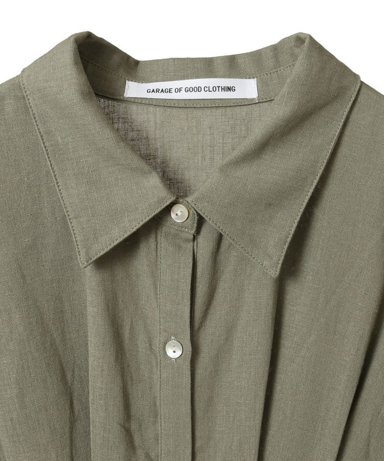 GARAGE OF GOOD CLOTHING「リネンタックロングワンピ-ス」|ワンピース|