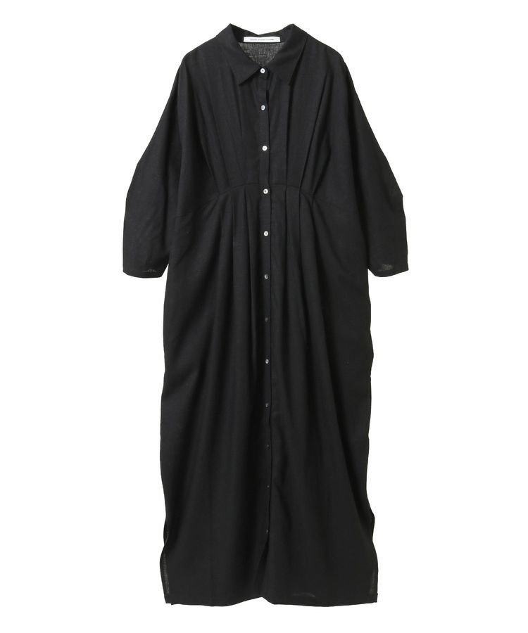 GARAGE OF GOOD CLOTHING「リネンタックロングワンピ-ス」|ワンピース|
