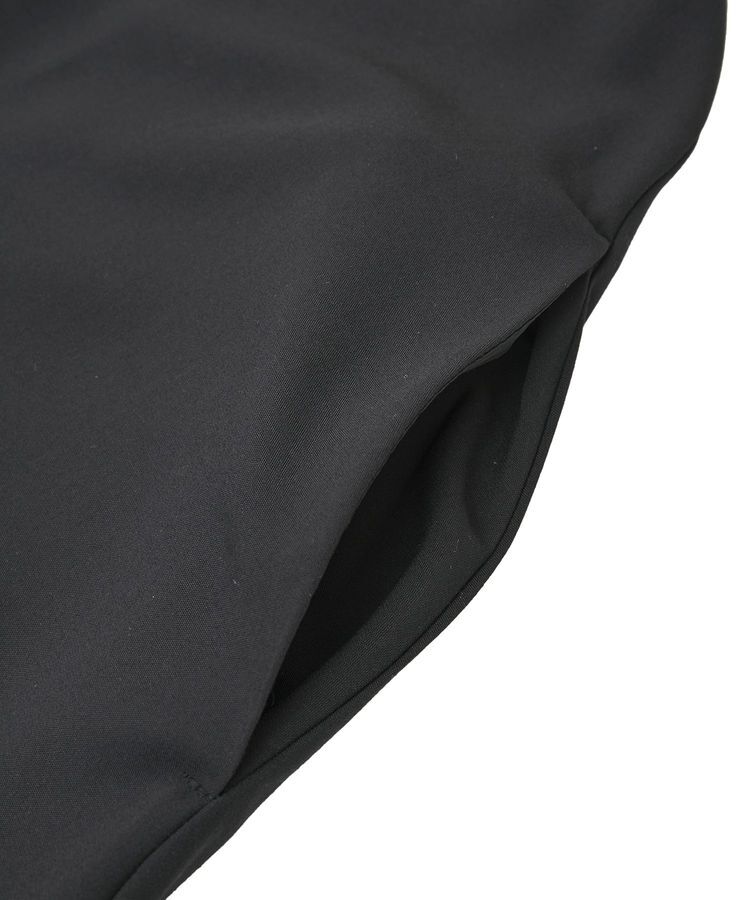 GARAGE OF GOOD CLOTHING「無地アシンメトリー７分袖ワンピース」|ワンピース|