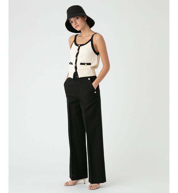 LOULOU WILLOUGHBY「【LOULOU WILLOUGHBY】ブライトリネンワイドパンツ」|その他|