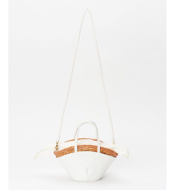 allureville「レザーコンビカゴバッグ」|かごバッグ|