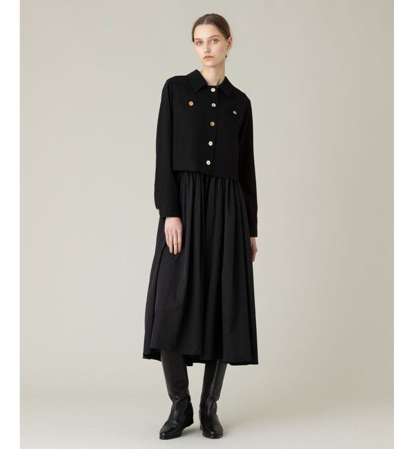 LOULOU WILLOUGHBY「【LOULOU WILLOUGHBY】ビスチェニットワンピース」|ワンピース|