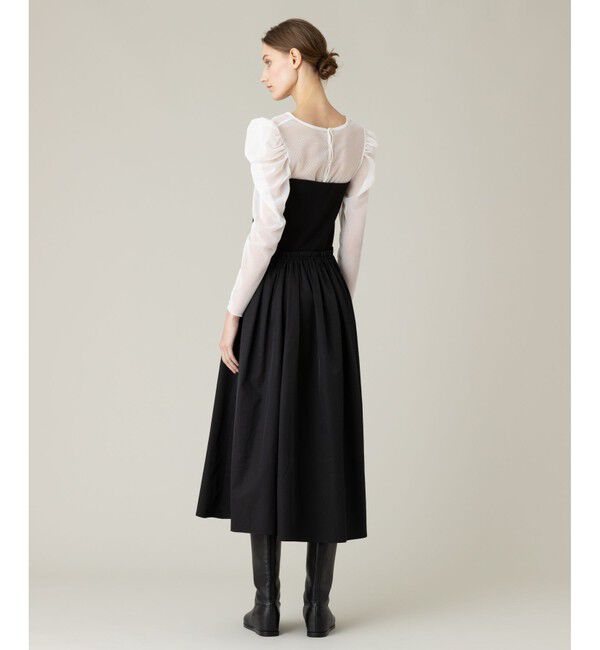 LOULOU WILLOUGHBY「【LOULOU WILLOUGHBY】ビスチェニットワンピース」|ワンピース|