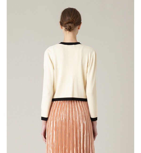 LOULOU WILLOUGHBY「◇【LOULOU WILLOUGHBY】バイカラーコンパクトカーディガン」|カーディガン|