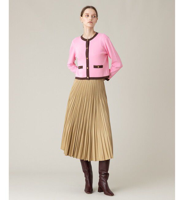 LOULOU WILLOUGHBY「◇【LOULOU WILLOUGHBY】バイカラーコンパクトカーディガン」|カーディガン|