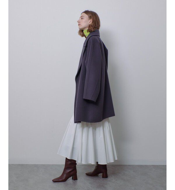 allureville「リバービッグカラーミドル丈コート」|その他|