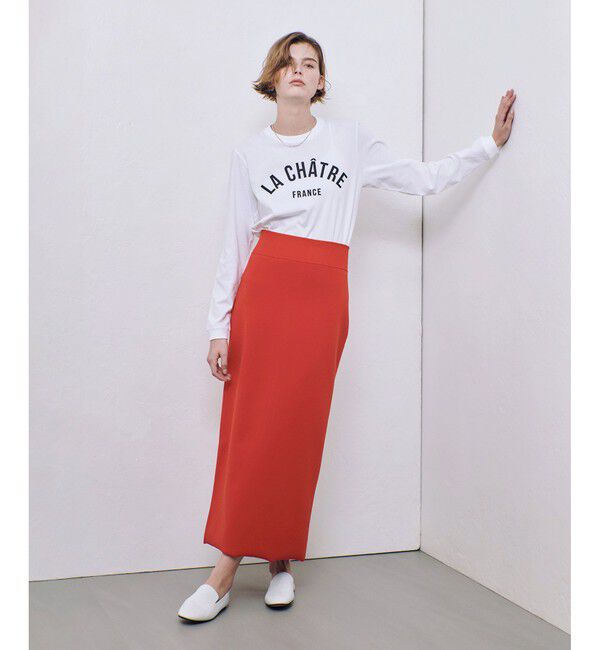 allureville「センタージップ2WAYニットスカート」|タイト|