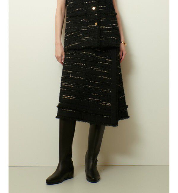 allureville「ジオリカラップスカート」|スカート|