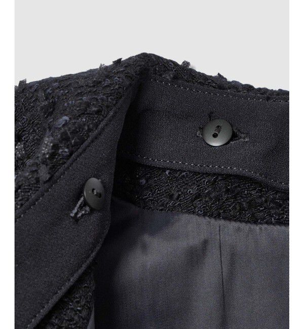 LOULOU WILLOUGHBY「【LOULOU WILLOUGHBY】ファンシーツイードセーラージャケット」|テーラードジャケット|