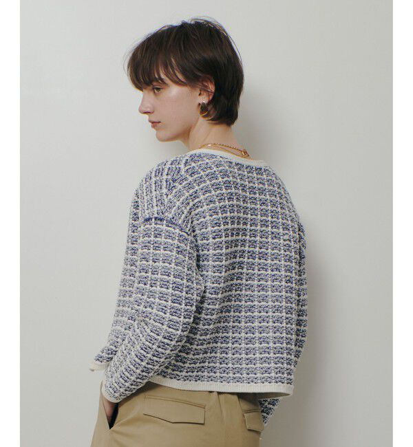 allureville「リバーシブルツイードカーディガン」|カーディガン|