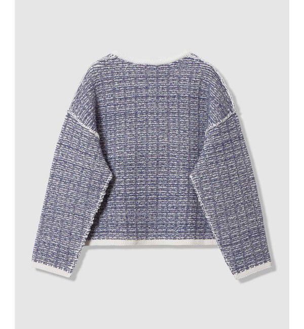 allureville「リバーシブルツイードカーディガン」|カーディガン|