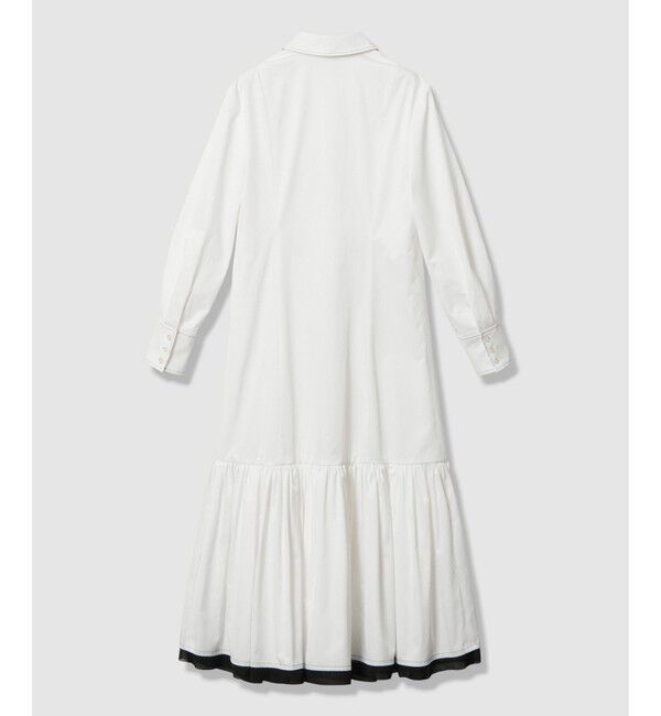 LOULOU WILLOUGHBY「【LOULOU WILLOUGHBY】メモリーツイルティアードシャツワンピース」|ワンピース|