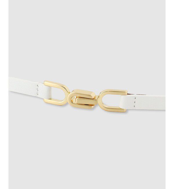 allureville「◇クロスパーツ細ベルト」|ベルト|