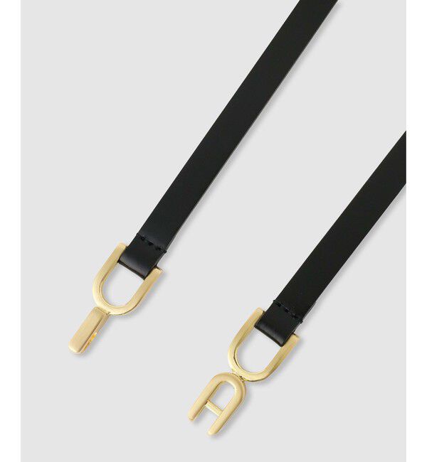 allureville「◇クロスパーツ細ベルト」|ベルト|