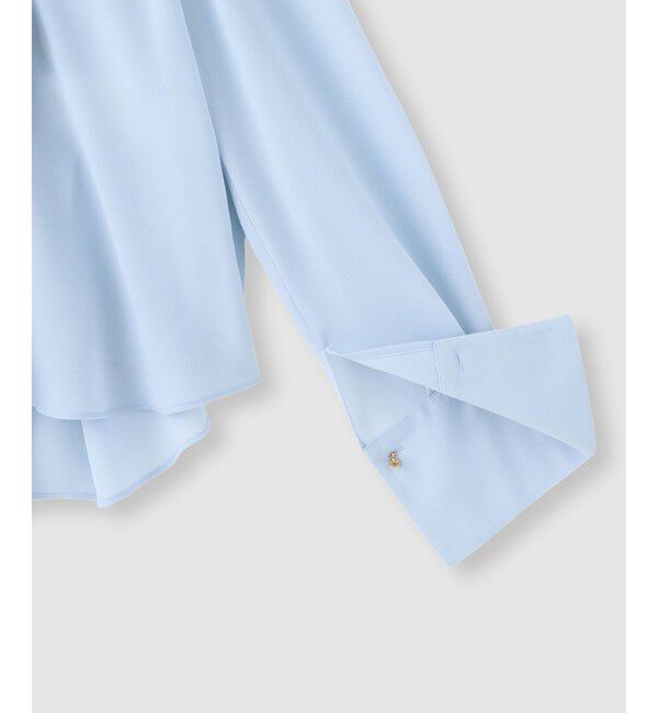 LOULOU WILLOUGHBY「【LOULOU WILLOUGHBY】セーラーカラージョーゼットブラウス」|シャツ・ブラウス|