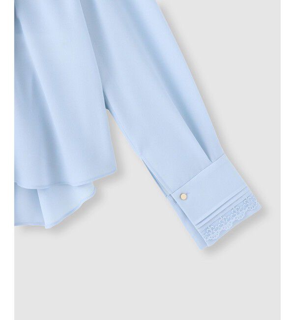 LOULOU WILLOUGHBY「【LOULOU WILLOUGHBY】セーラーカラージョーゼットブラウス」|シャツ・ブラウス|