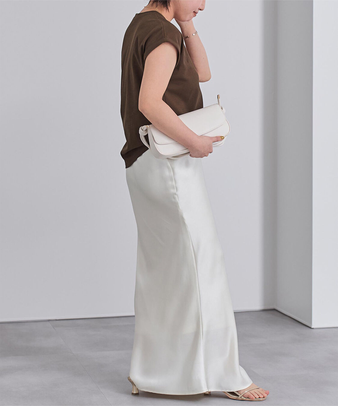 ur's「汗染み防止ダブルカフスTシャツ」|Tシャツ・カットソー|