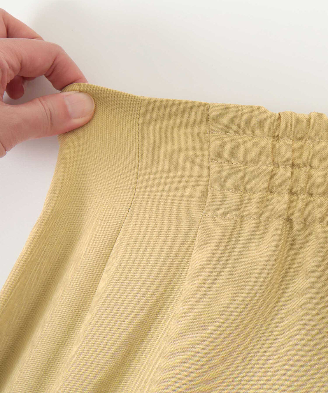 titivate「ハイウエストツータックワイドパンツ」|スラックス|