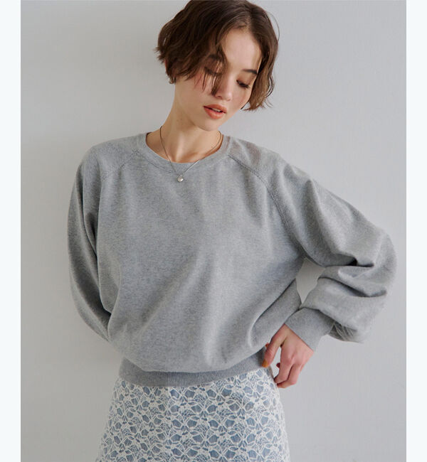 titivate「ベーシックコンパクトニット」|ニット・セーター|グレー