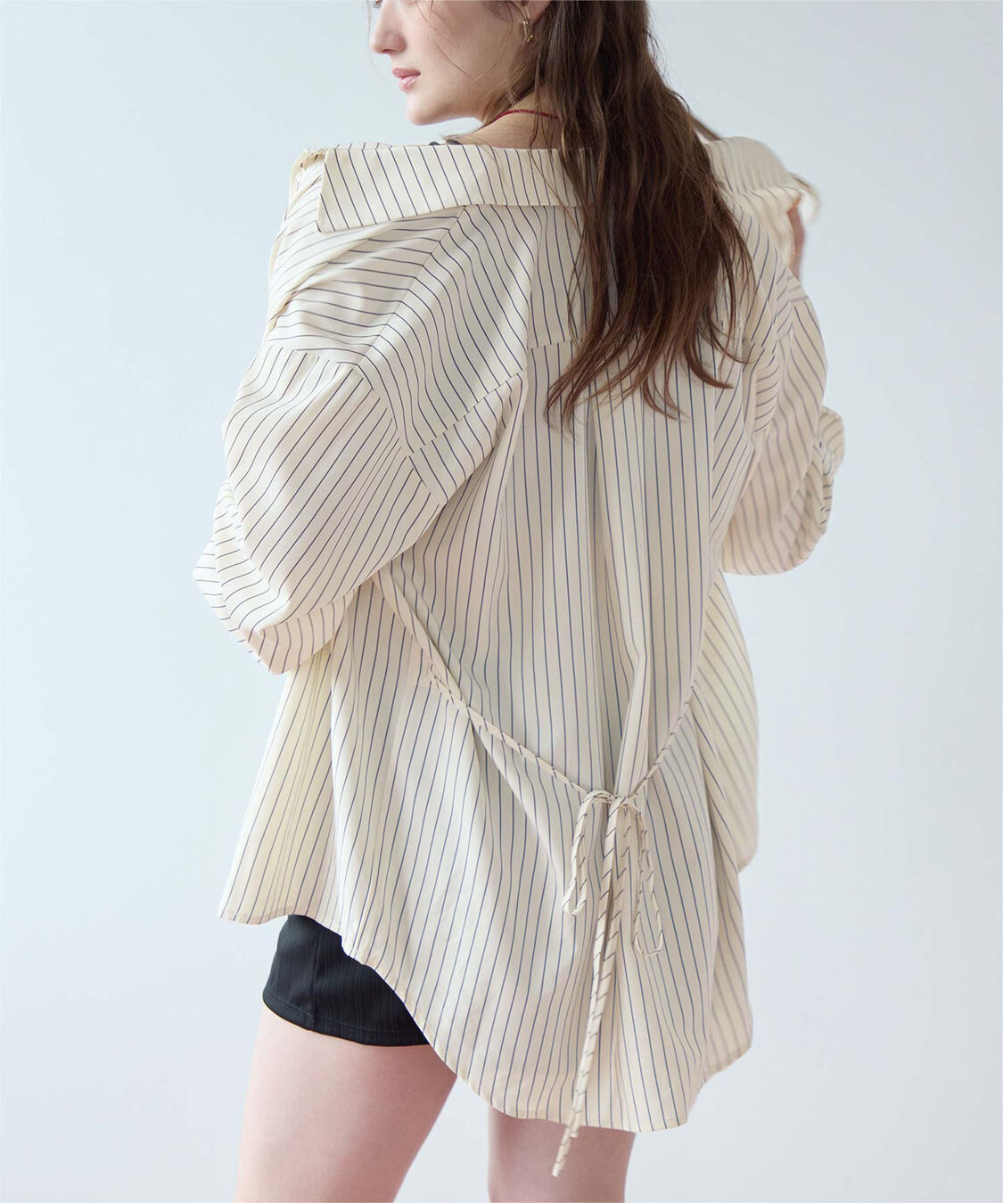 SEA DRESS「ウエストマークデザインシャツ/ラッシュガード」|ビキニトップス|