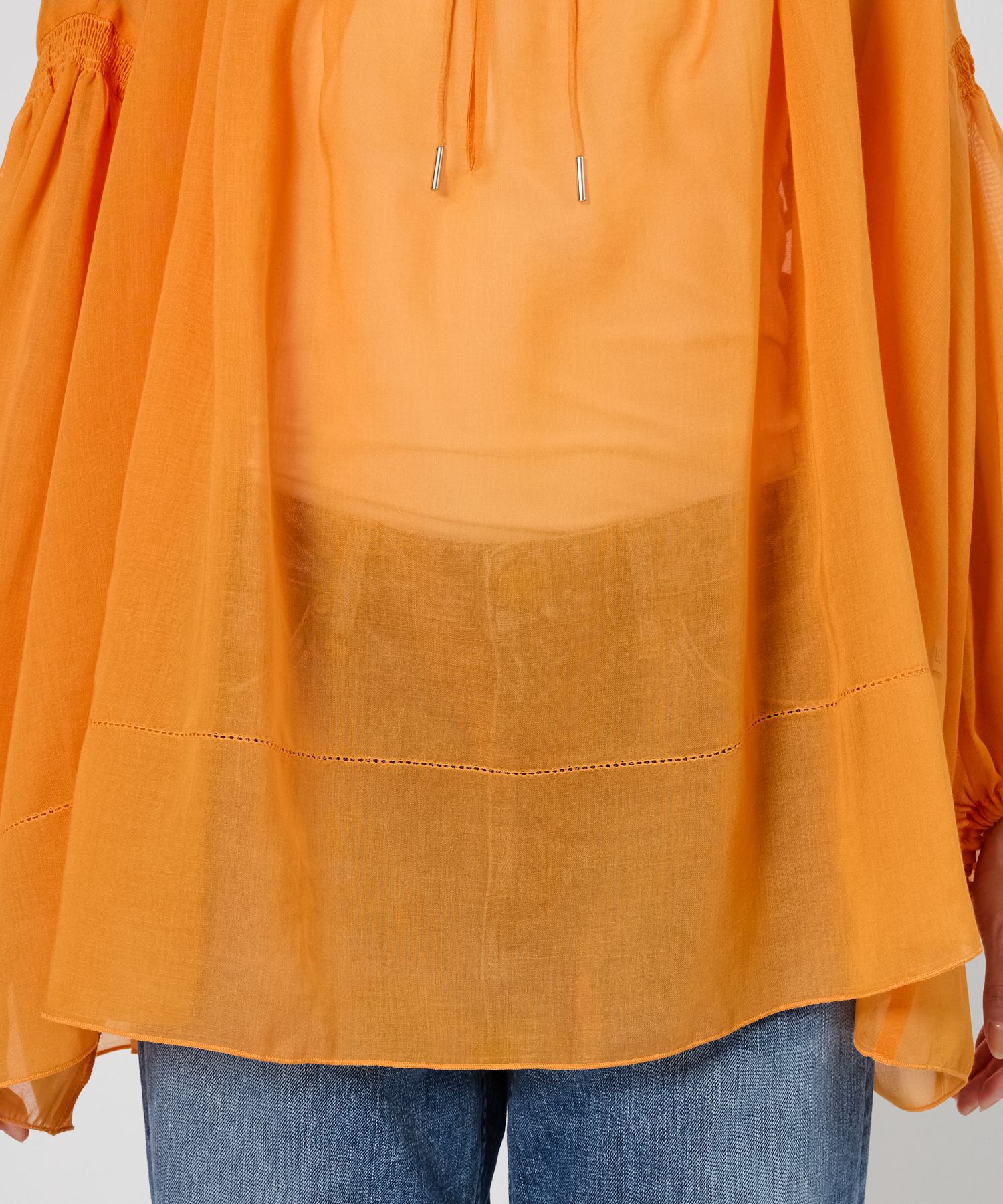 BABYLONE「2WAYオーガンジーブラウス」|シャツ・ブラウス|