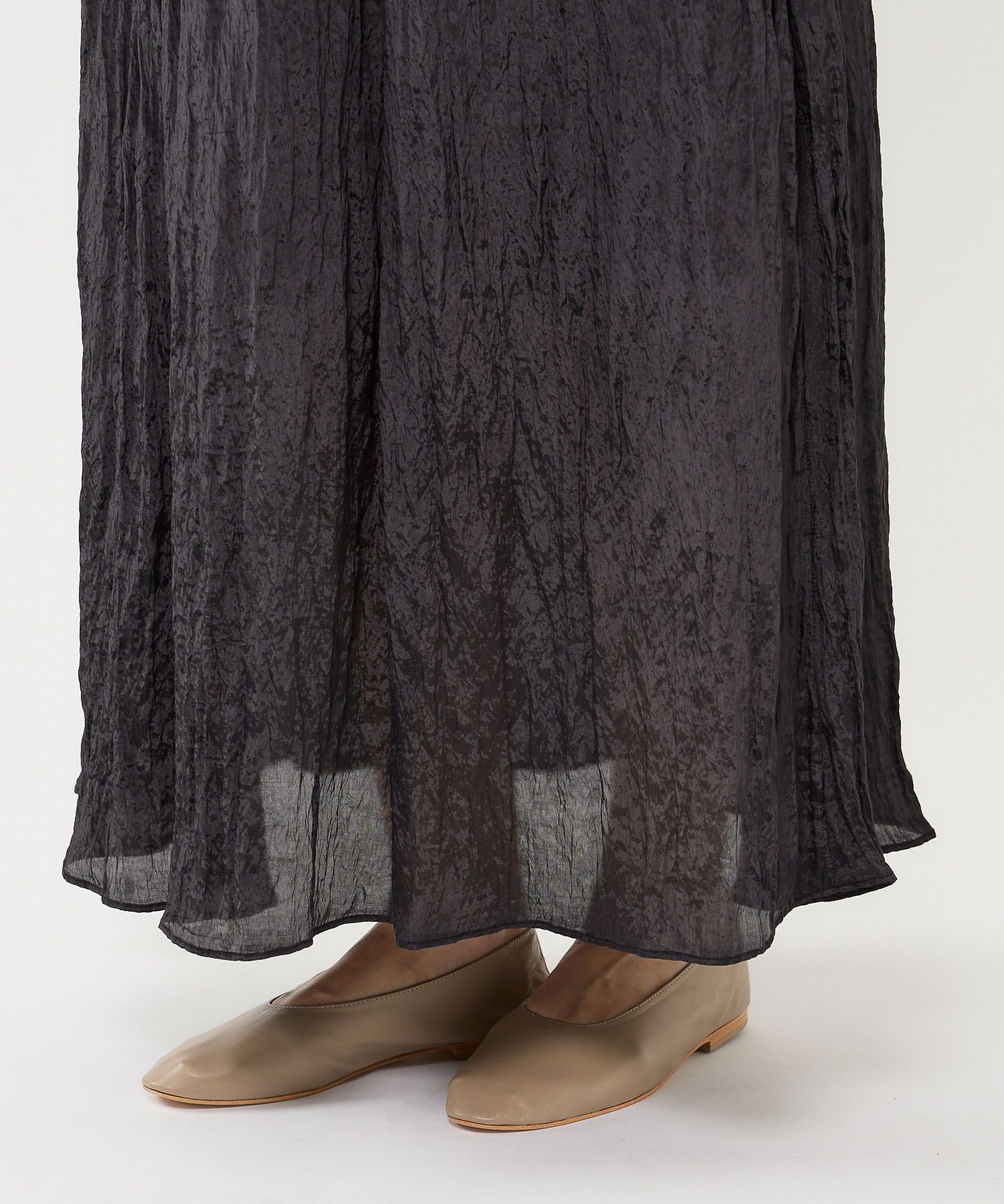 BABYLONE「楊柳タックフレアスカート」|スカート|