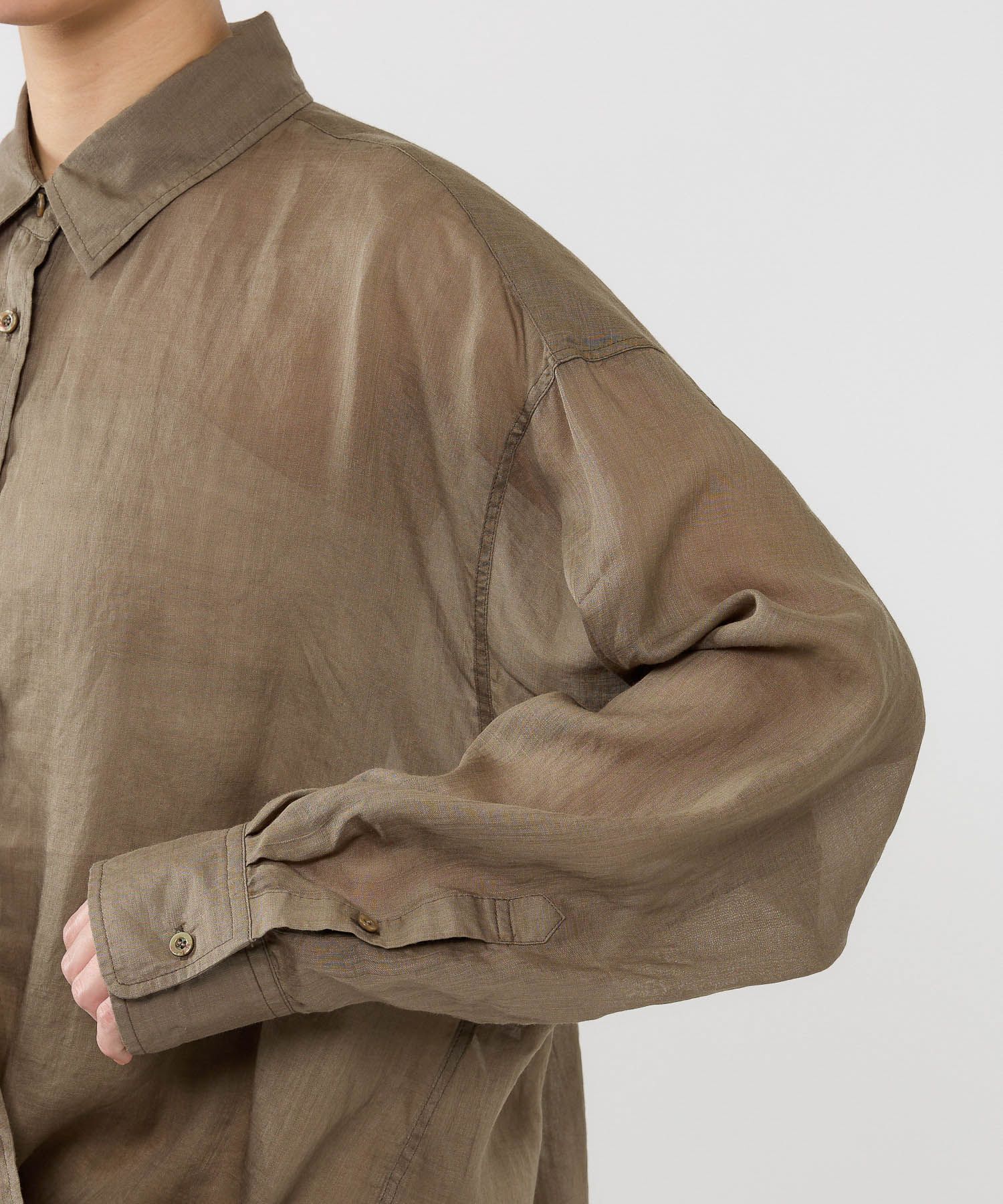 BABYLONE「ラミーシアーカシュクールシャツ」|シャツ・ブラウス|