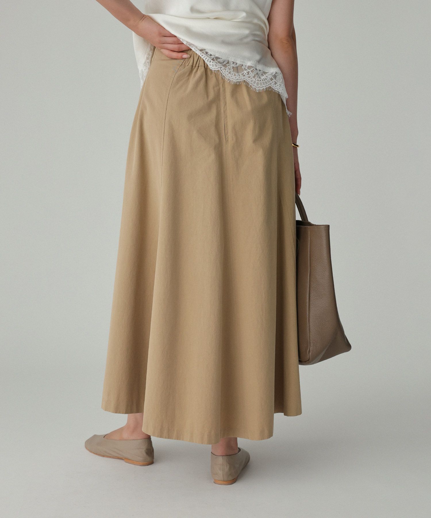 BABYLONE「WASHコットンフレアスカート」|スカート|